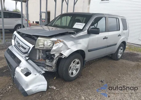 2011 Honda Pilot Lx from USA, damaged, VIN 5FNYF4H28BB100284